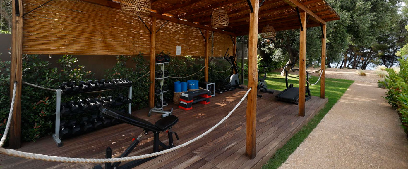 Fitness Center in the Pine Forest